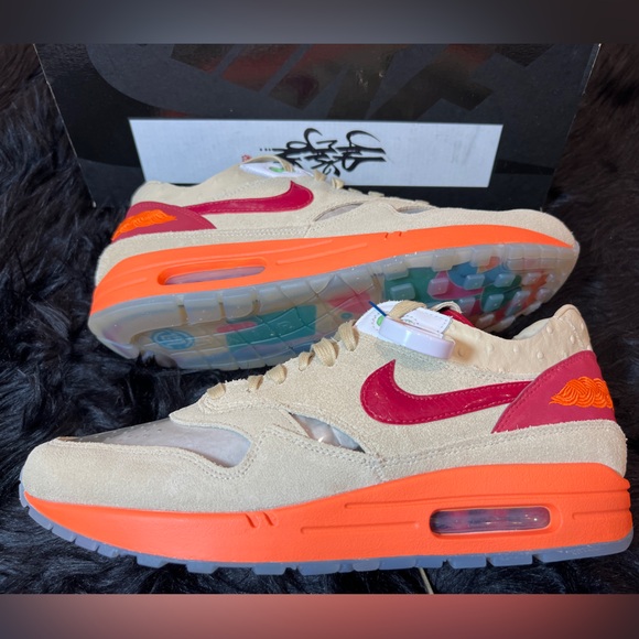 🔥 NIKE Airmax 1 CLOT Kiss of Death 2021Size 11MNEW!Pre-Authenticated